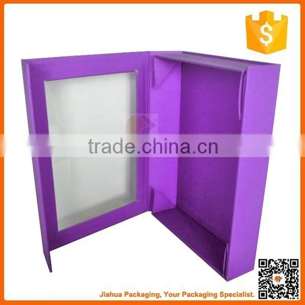 Apparel Packaging Magnetic Folding Cardboard Box With Window photo-3