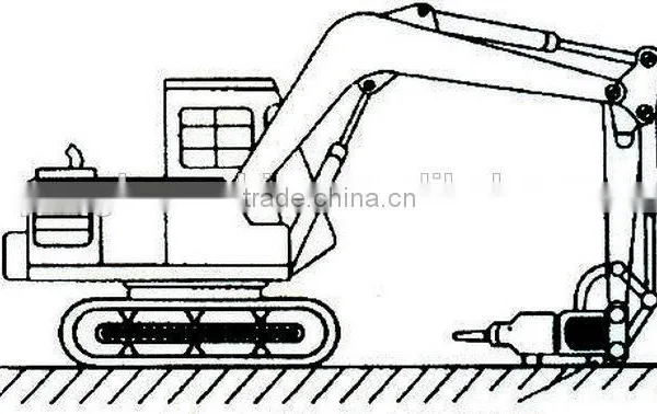 Top Grade Newly Design Hydraulic Fine Rock Hammer DS1550/SB121B photo-3