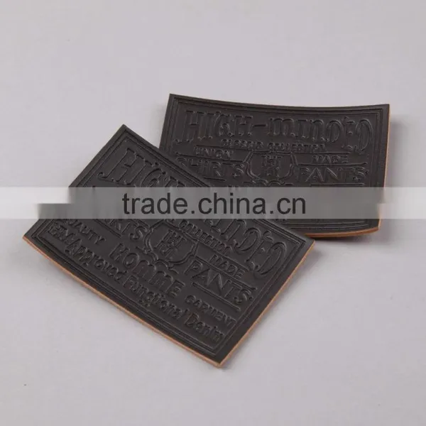 High Quality PU Faux Deobssed Label photo-3