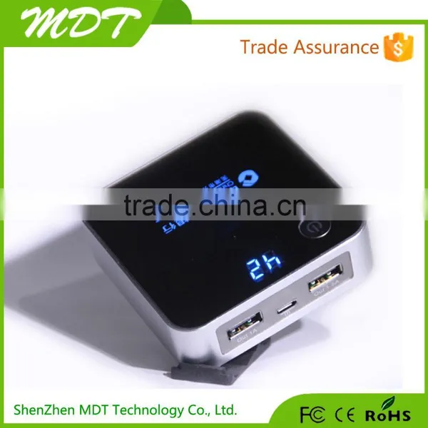 2016 Square Power Bank Magic Cube 7800mah Portable With Mirror for Cellphone Business Gift