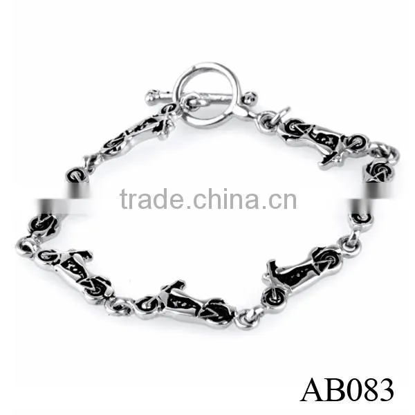 China Wholesale High Quality Metal Chain Stainless Steel Bracelet Men And Women photo-4