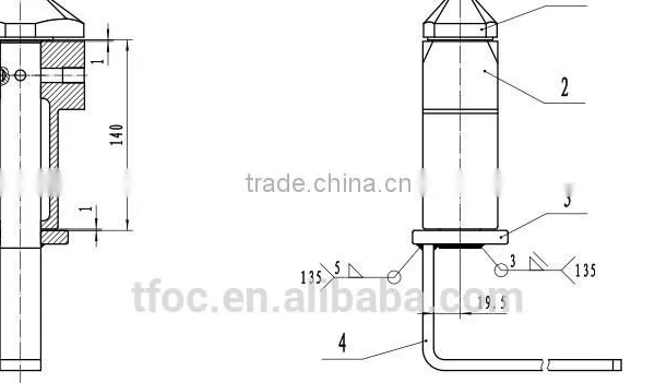 5 kg Container Truck Twist Lock Red photo-2
