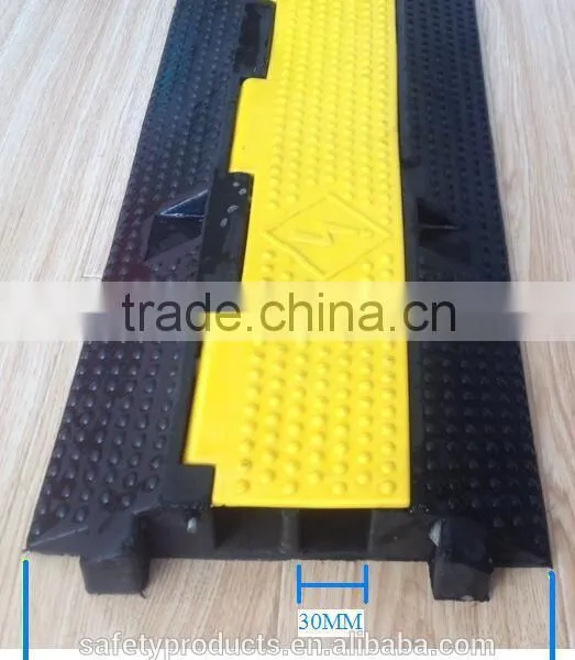2 Chaneel Office Rubber Cable Protector Humps CP-02 photo-3