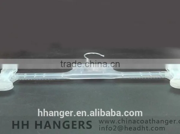 High Quality Plastic Transparent Trousers Hanger photo-3