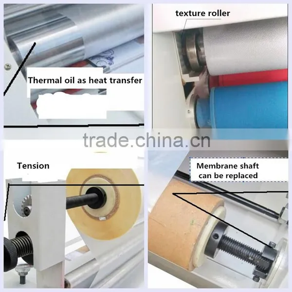 24 Inch 650mm Embossing And Plain Bopp Laminating Machine photo-6