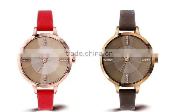 Leather Strap Quality Fashion Girls Wrist Watches photo-2