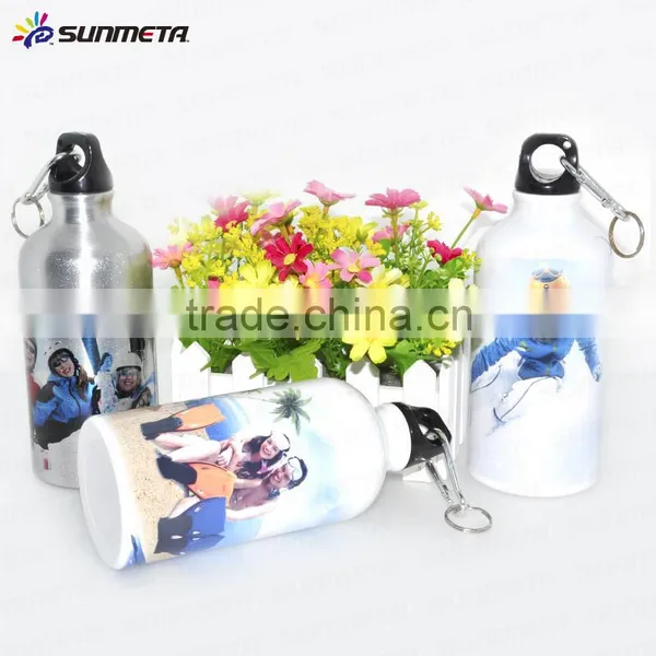 600ml White Coated Sublimation Aluminum Bottle Bicycle Sports Water Bottle LH-03 photo-3
