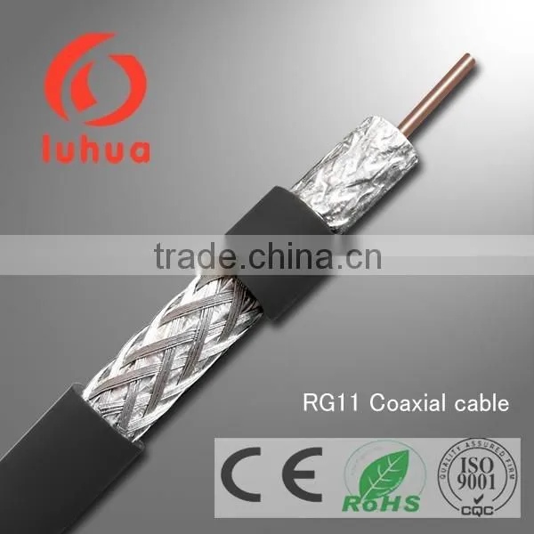 15years Experience RG Sseries Coaxial Cable as RG11 RG6 RG59 for CCTV CATV MATV System 75ohm (CE RoHS ISO9001)