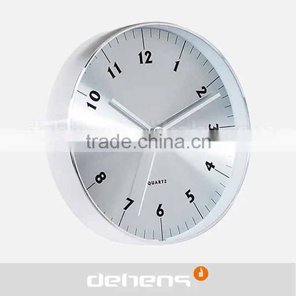 DEHENG 8'' Dimond Cut Effect Frame Metal Wall Clock photo-4