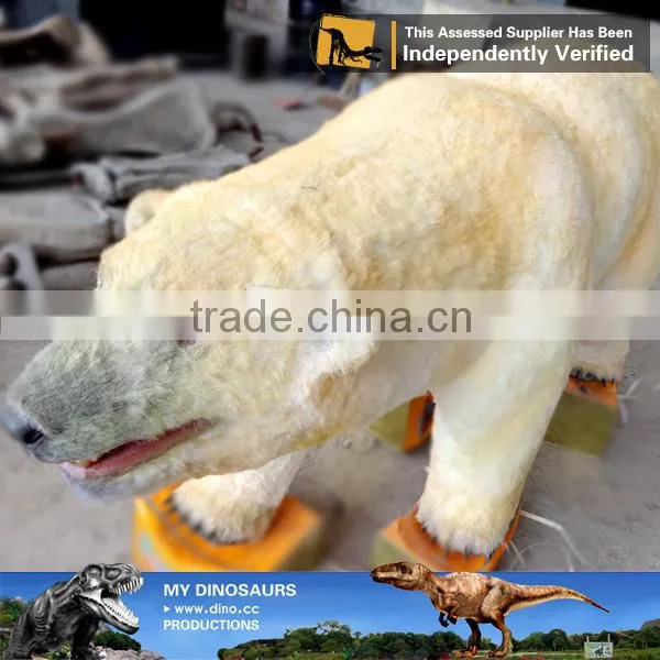 My Dino-C024 Theme Park High Quality Life Size Polar Bear Statues photo-2