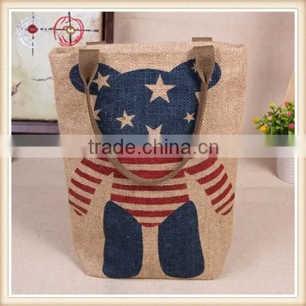Small Bear Flag Shopping Bag photo-2