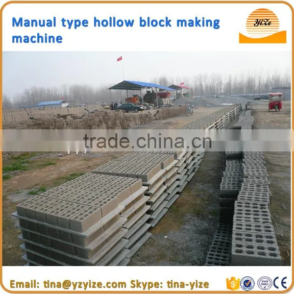 Small Scale Hollow Concrete Block Making Machine for Sale Clay Hollow Block Making Machine photo-2