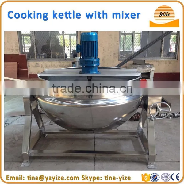 Stainless Steel Commercial Jam Gas Cooking Kettle Cooking Ports Cooking Kettle photo-5