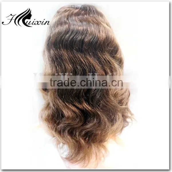 Human Lace Front Half Wig/ Brazilian Hair Lace Front Wig