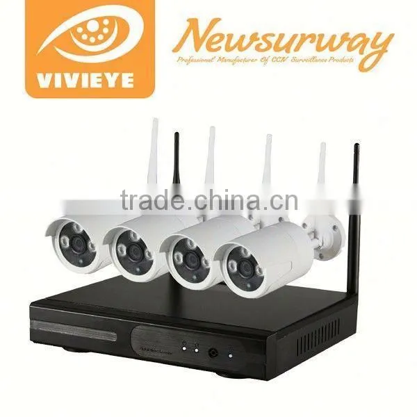 Full HD 720P WIFI NVR and WIFI Camera High Definition 4ch Wifi Nvr Kit Smart Home Security System photo-2