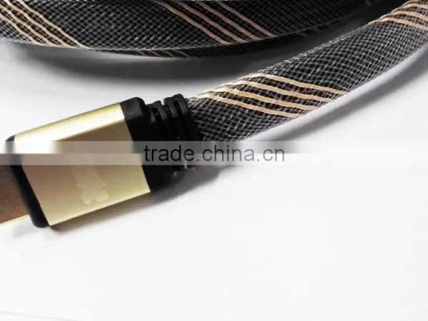 Flat HDMI Cable With Double Nylon Net 30FT photo-3