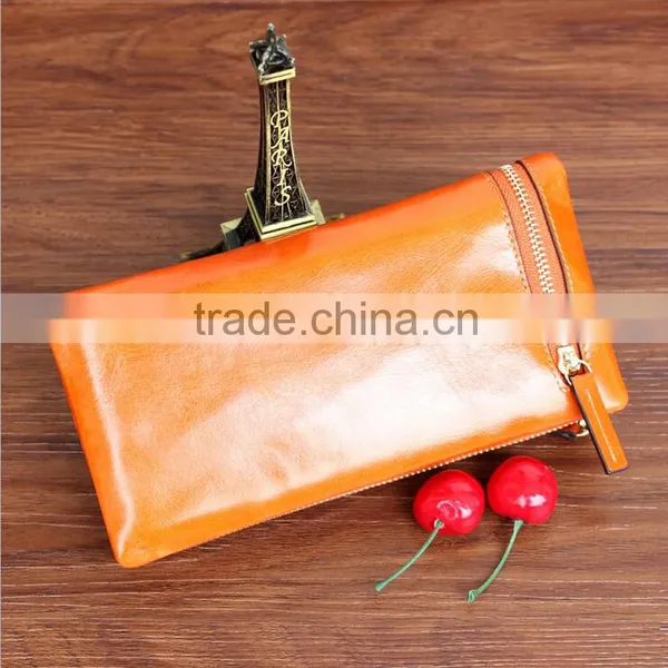 Real Leather Wallet Genuine Cowhide Leather Wallet Wholesale Bulk Lady Leather Purse photo-3