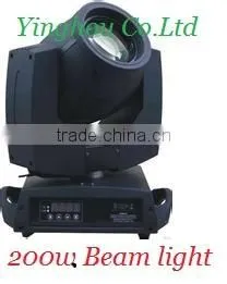 200w Stage Moving Head Beam Lights on Promotion,Bby DMX512,auto Running,sound Activate,master or Slave