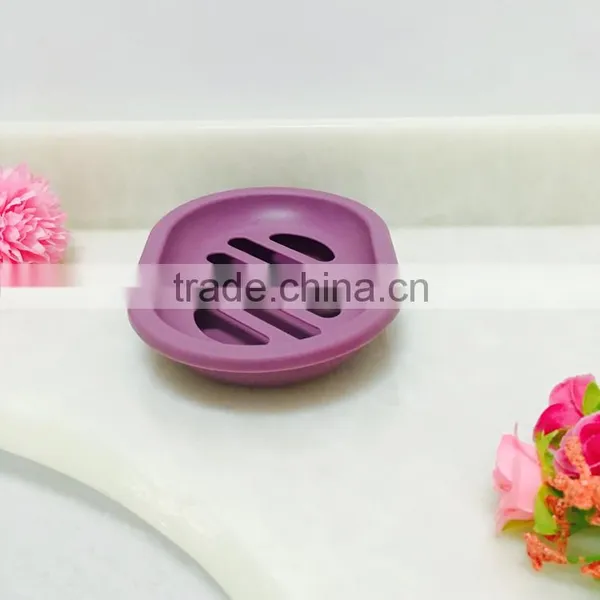 Purple Colour Wholesale Plastic Soap Dish photo-3
