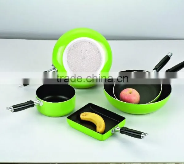 5pcs Aluminum Nonstick Cookware Set