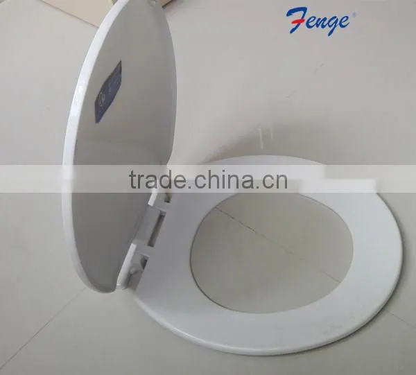 New Quick Release Durable Plastic Toilet Seat Cover With Stainless Steel Hinge photo-3