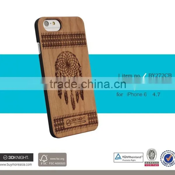 2016 Stylish Christmas Gift Genuine Rosewood Natural Carved Real Bamboo Wooden Hard Back Cover Protector for IPhone 6 6s Plus photo-5