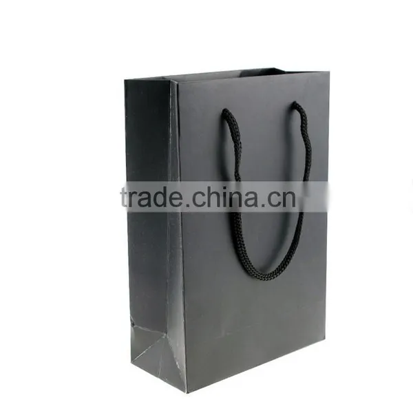 Chinese Factories Wholesale Various Size of Shopping Bag, Black Coated Paper Bag photo-3