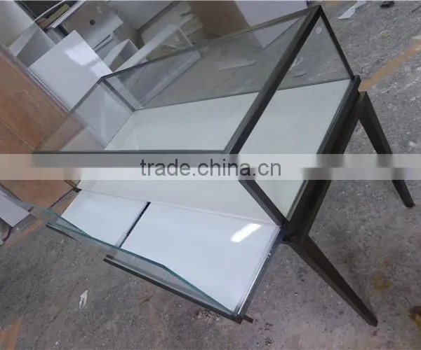 Hot Sale Floor Standing Metal Jewelry Display Cabinet /stailess Steel Jewelry Display Counter photo-2