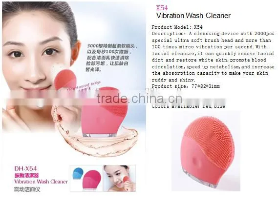 Deep Cleansing Rebirth Vibration Facial Cleasing Brush And Message Face Skin photo-5