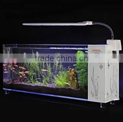Fashion New Arrive Crystal Aquarium Tank Fish With LED Light of Mini Size photo-2