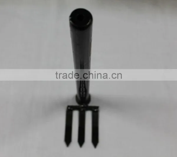 Farming and Garden Black Coated Mini Metal Digging Fork photo-4