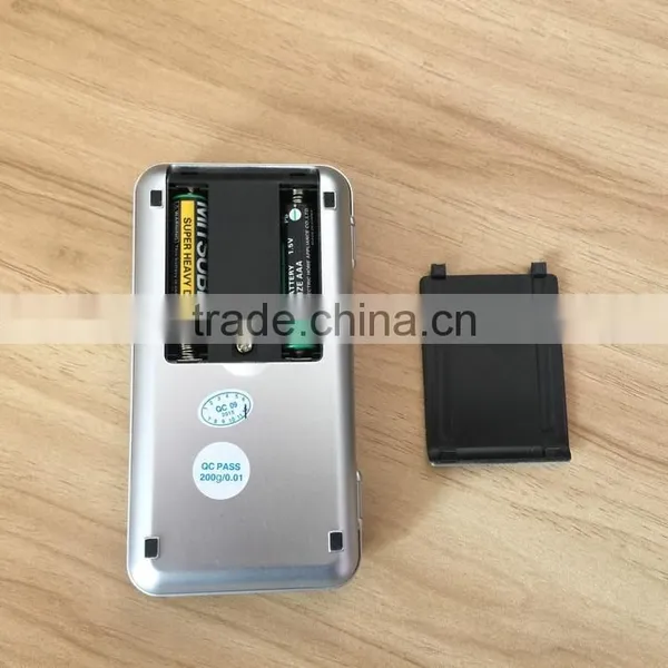 Wholesale Hot Sell Electronic Pocket Scale With Battery And Clear Plastic Lid photo-3