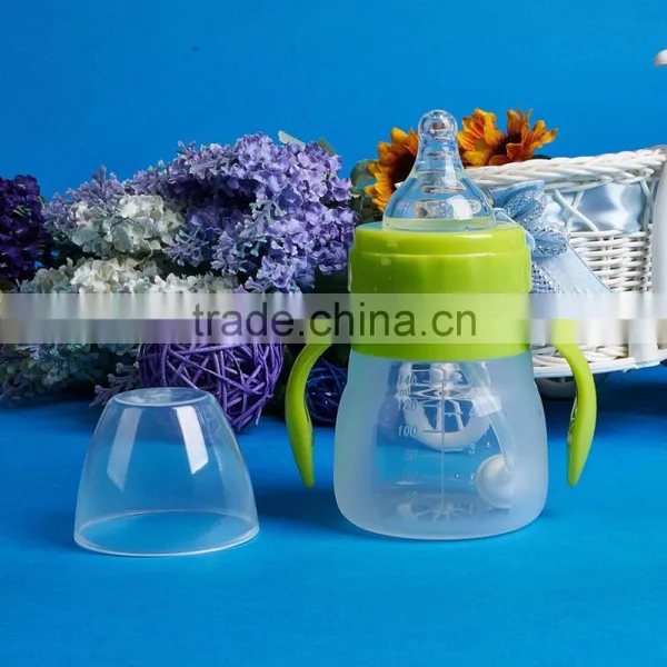High Quality BPA Free Silicone Biberon Baby Bottle Manufacturer Wholesale Nursing Bottle photo-4