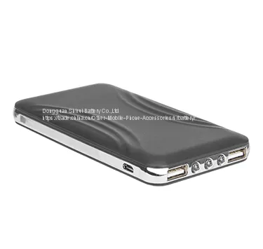 8000mah li Polymer Battery Dual Usb Flashlight Power Bank