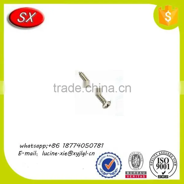 Customized Flat Hex Socket Head Thread Cutting Self Tapping Screws With Nickel Plated photo-5