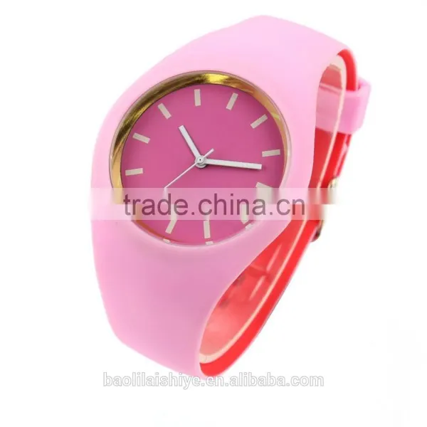 Fashion Silicone Rubber Wristwatch Jelly Silicone Wristwatch Unisex Wristwatch