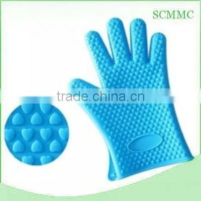 Silicone Oven Five Finger Glove Heat Resistant Oven Mitt Glove photo-4
