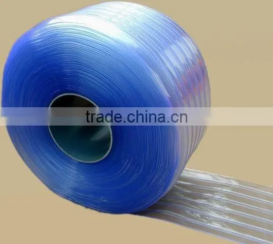 Ribbed Pvc Strip Clear Door Curtain photo-3