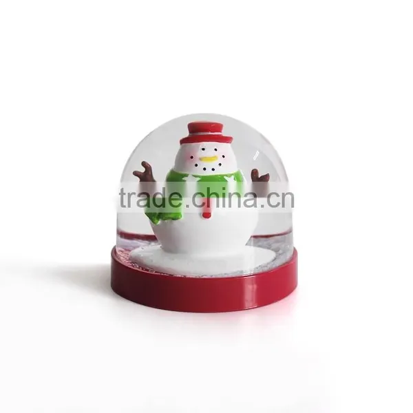 2016 Personalized Plastic Snowman Water Snow Globe photo-6