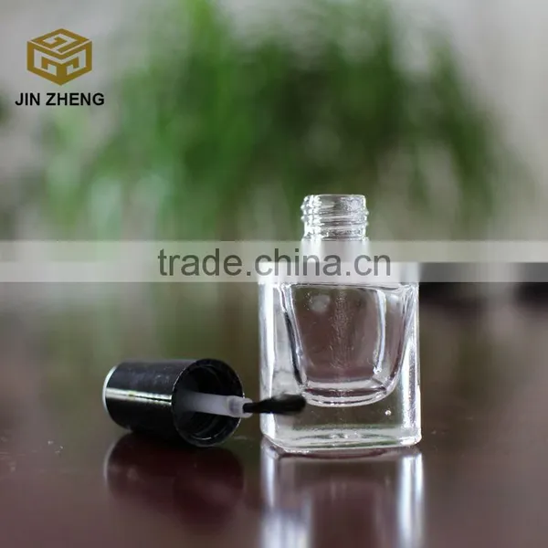 Custom Sauqre 10ml Nail Polish Glass Bottle With With Brush Cap photo-6