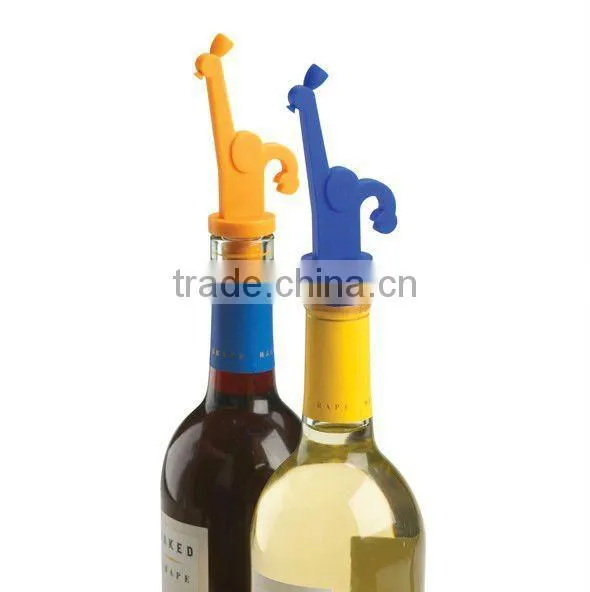 Funny Man Silicone Wine Bottle Stoppers