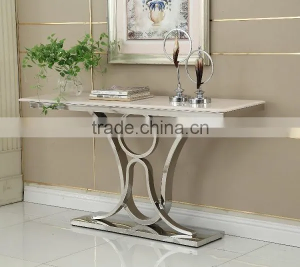 High End Stainless Steel Dinning Table Dinning Room Set Furniture AH1282 photo-4