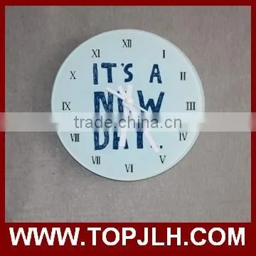 Promotional Round Shape Blank Coated Wall Clock for Logo Printing photo-6