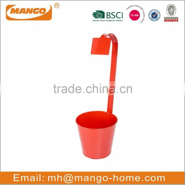 Colorful Powder Coating Mini Metal Flower Pot photo-5