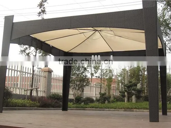 New Design Outdoor Garden Rattan Pavilion Gazebo photo-3