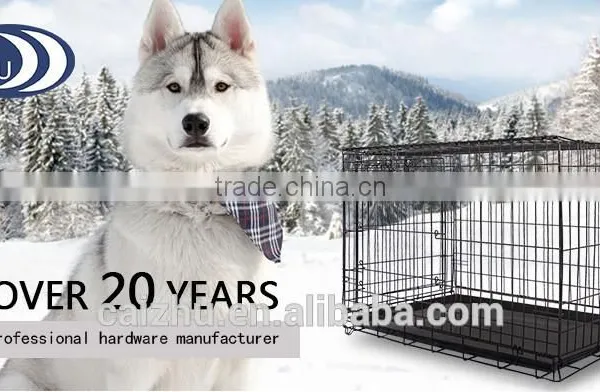 Black Cheap Poultry Farming Equipment Metal Large Steel Iron Dog Cage photo-5