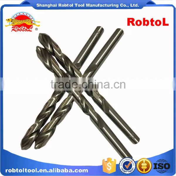 8mm Nano Titanium Coating Straight Shank Hss Twist Drill Bits Cobalt Fully Ground Bright Finish Drilling Metal Forged Alloy photo-2