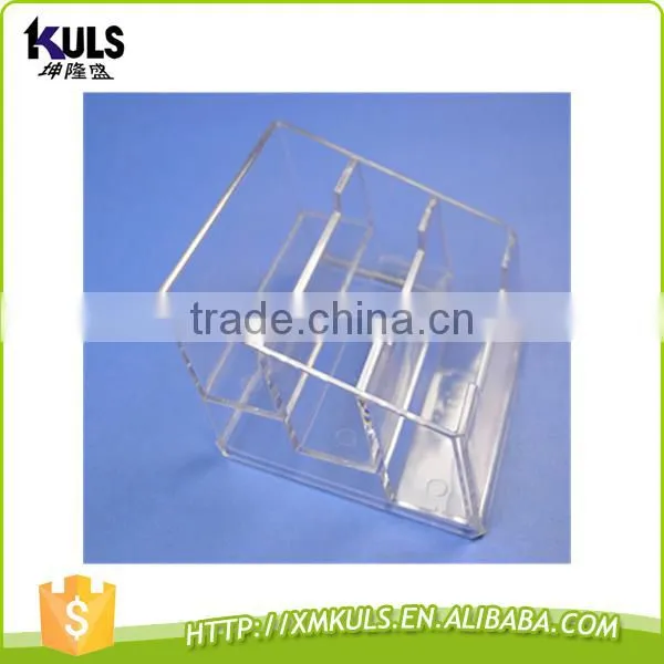 Three Layers Transparent Plastic Business Card Case photo-3