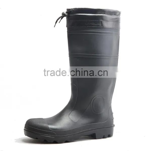 Industry Construction Safety Rain Boots Steel Toe and Sole photo-3