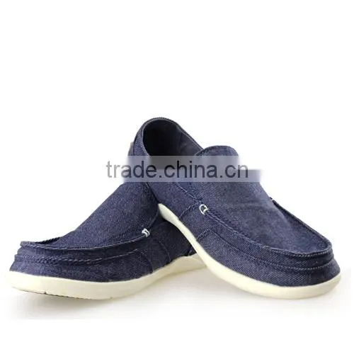 Fashion Jean Casual Shoes for Men Relaxation, Made in China High Quality Casual Canvas Shoes Sample for Men photo-3